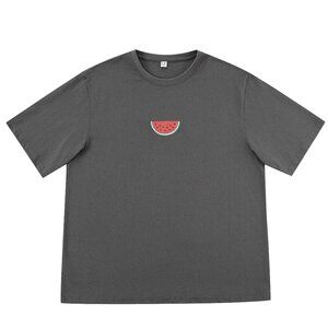 Fashion Brand Company Unisex Watermelon Embroidered BENEFIT Tee Size Medium